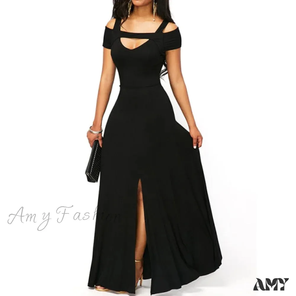Amy Fashion - Casual Long Maxi Evening Party Long Dress