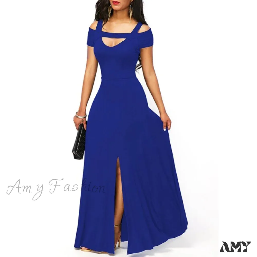 Amy Fashion - Casual Long Maxi Evening Party Long Dress