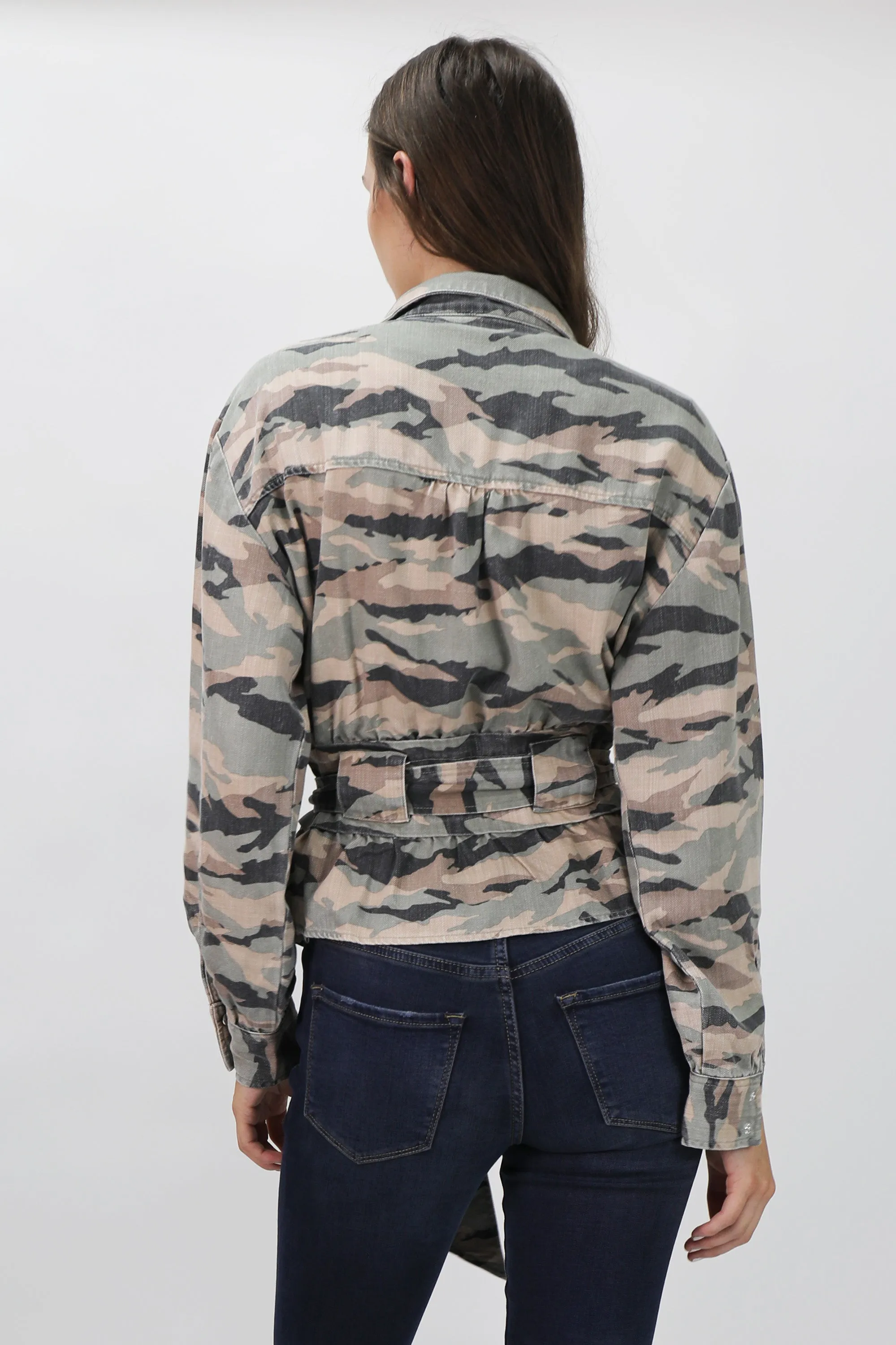 AUSTIN DROP SHOULDER JACKET SAGE CAMO