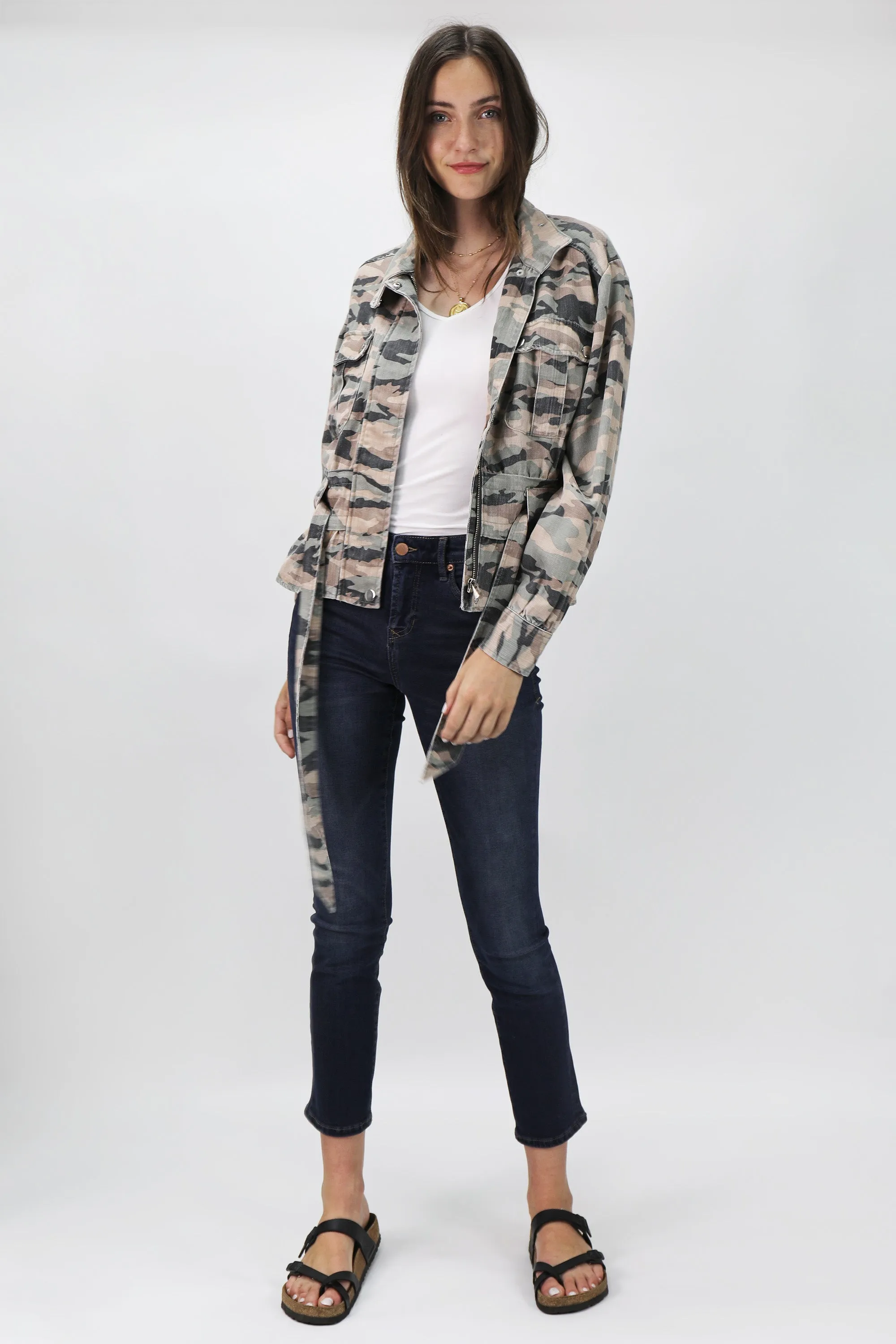AUSTIN DROP SHOULDER JACKET SAGE CAMO