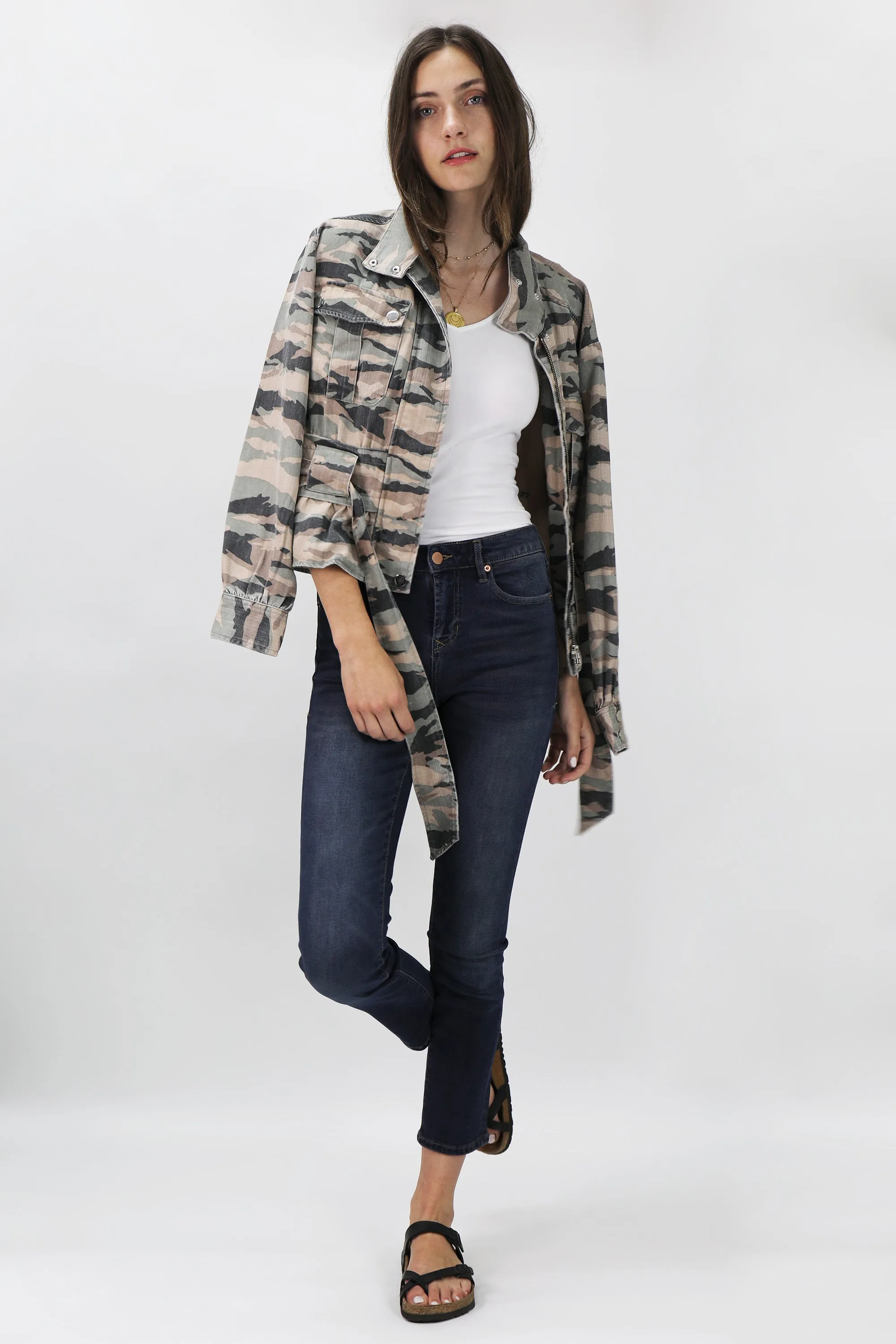 AUSTIN DROP SHOULDER JACKET SAGE CAMO