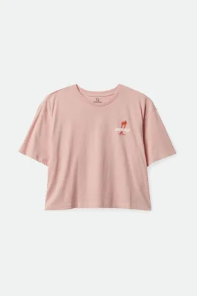 Austin Women's S/S Skimmer Tee - Coral Pink