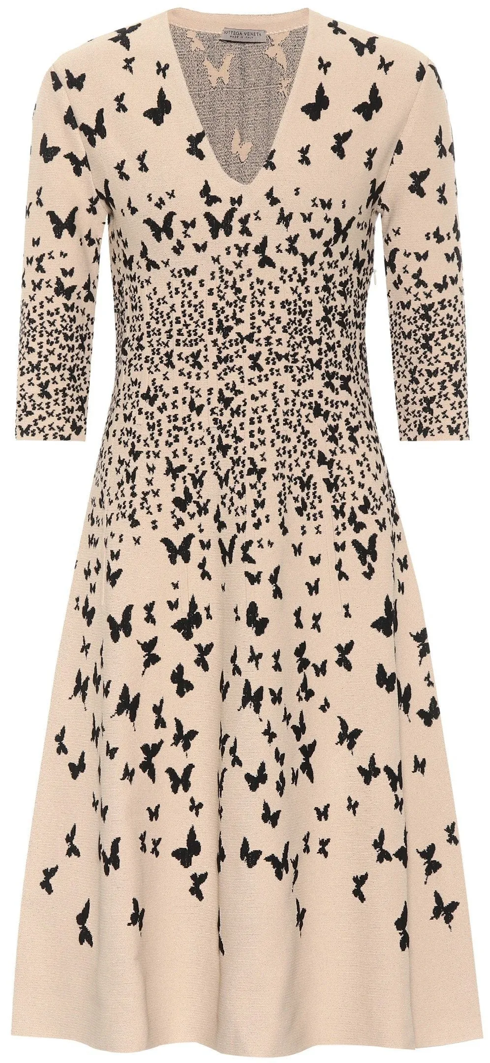Butterfly-Jacquard Dress