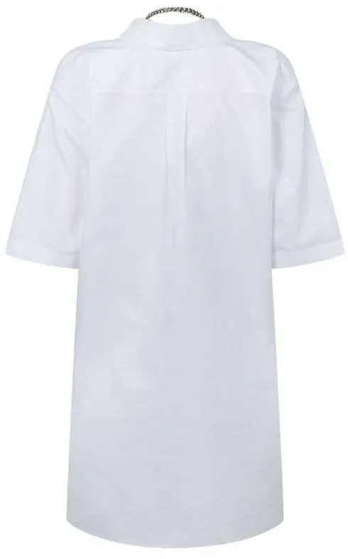 Chain Detail Shirt Dress