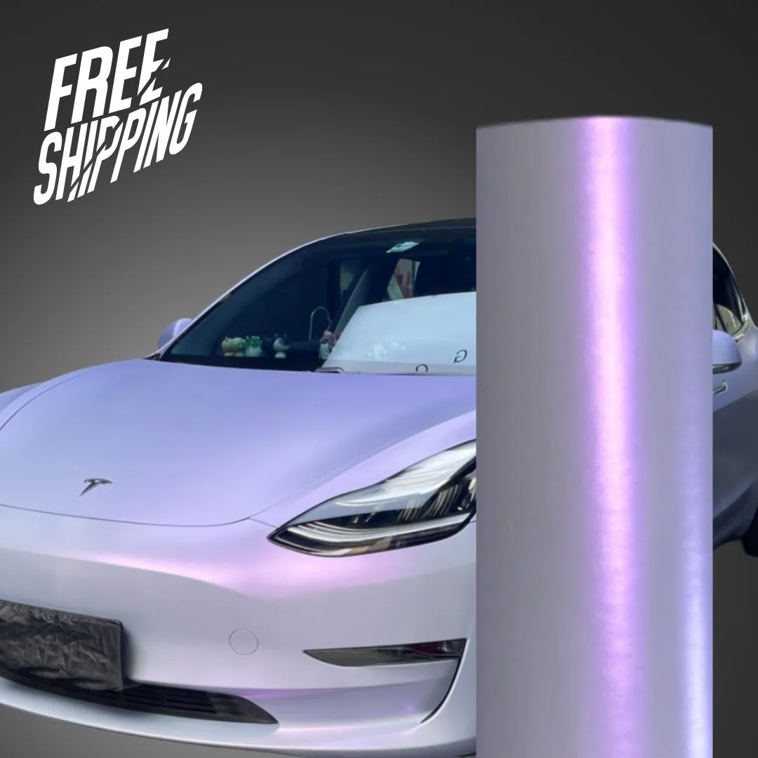 Color Shift Satin Blue Purple Vinyl Wrap