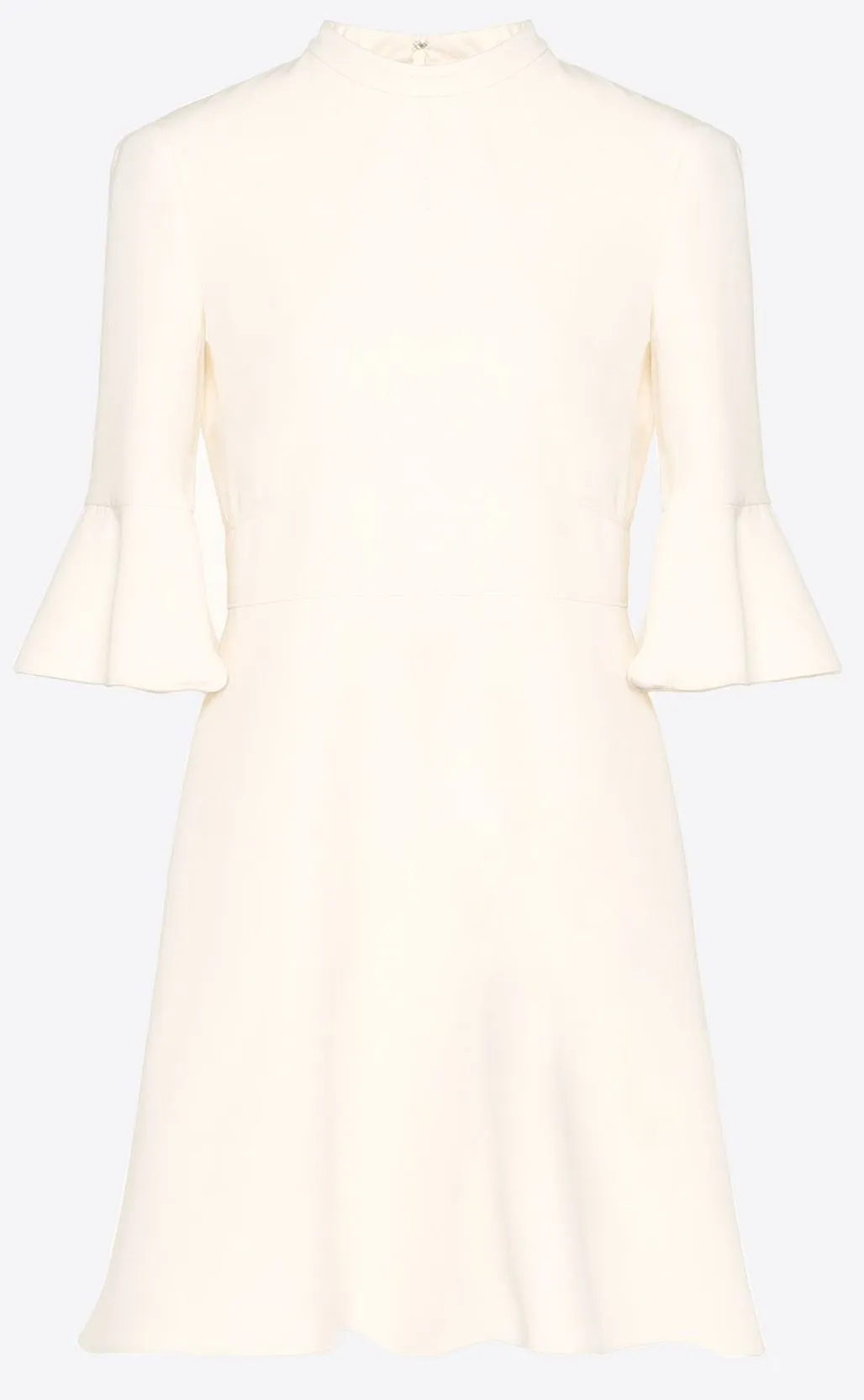 Crepe Couture Dress, White