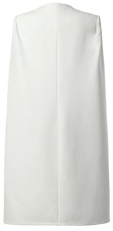 Double-Breasted Cape Blazer-Dress
