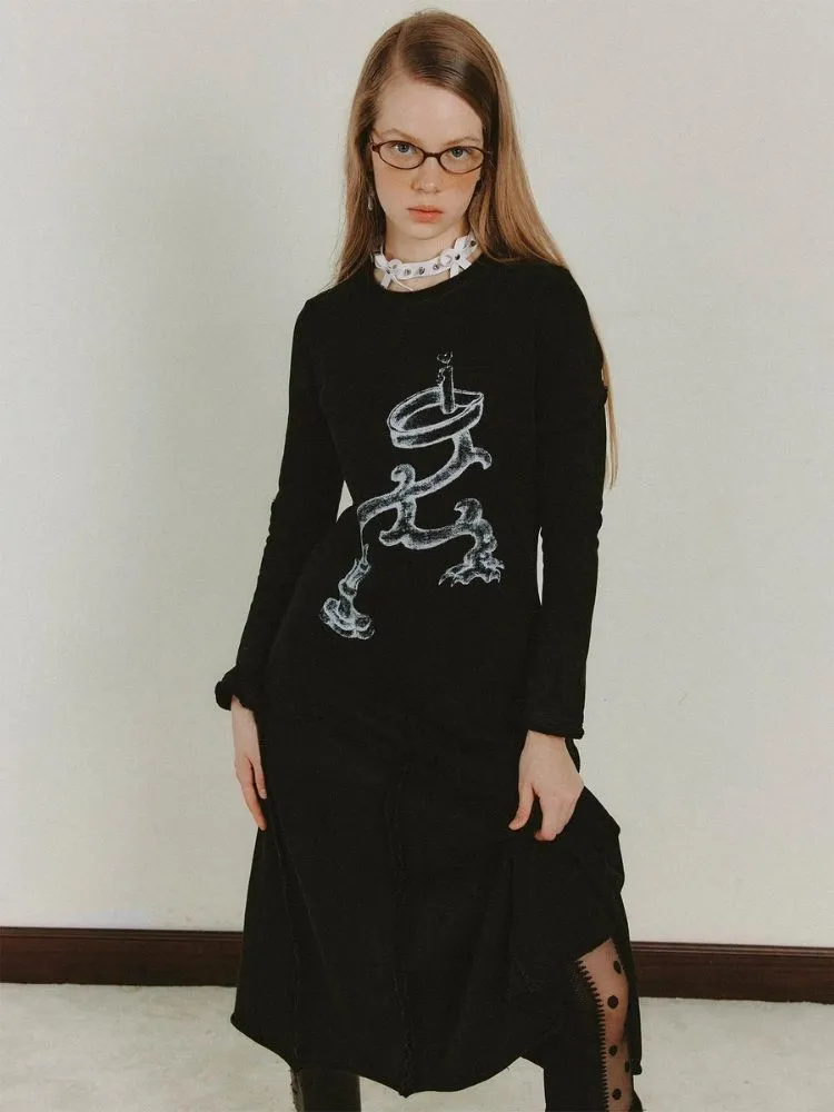 Dragon Claw Candlestick Knitted Long Dresses【s0000006175】