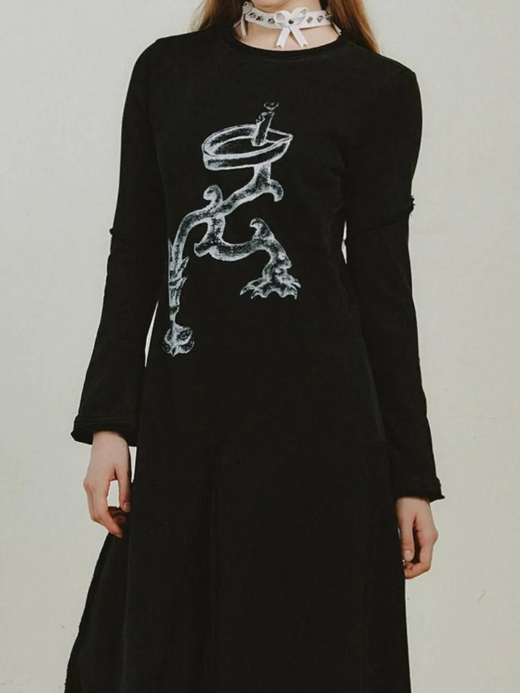 Dragon Claw Candlestick Knitted Long Dresses【s0000006175】