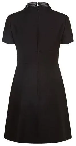 Embellished Lipstick Motif Dress