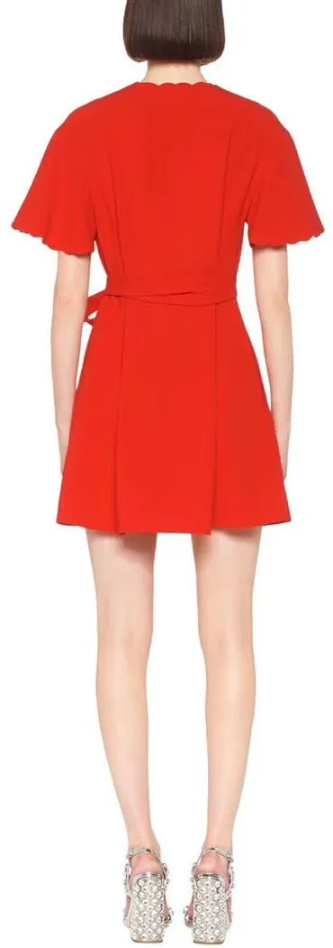 Faille Cady Dress, Red