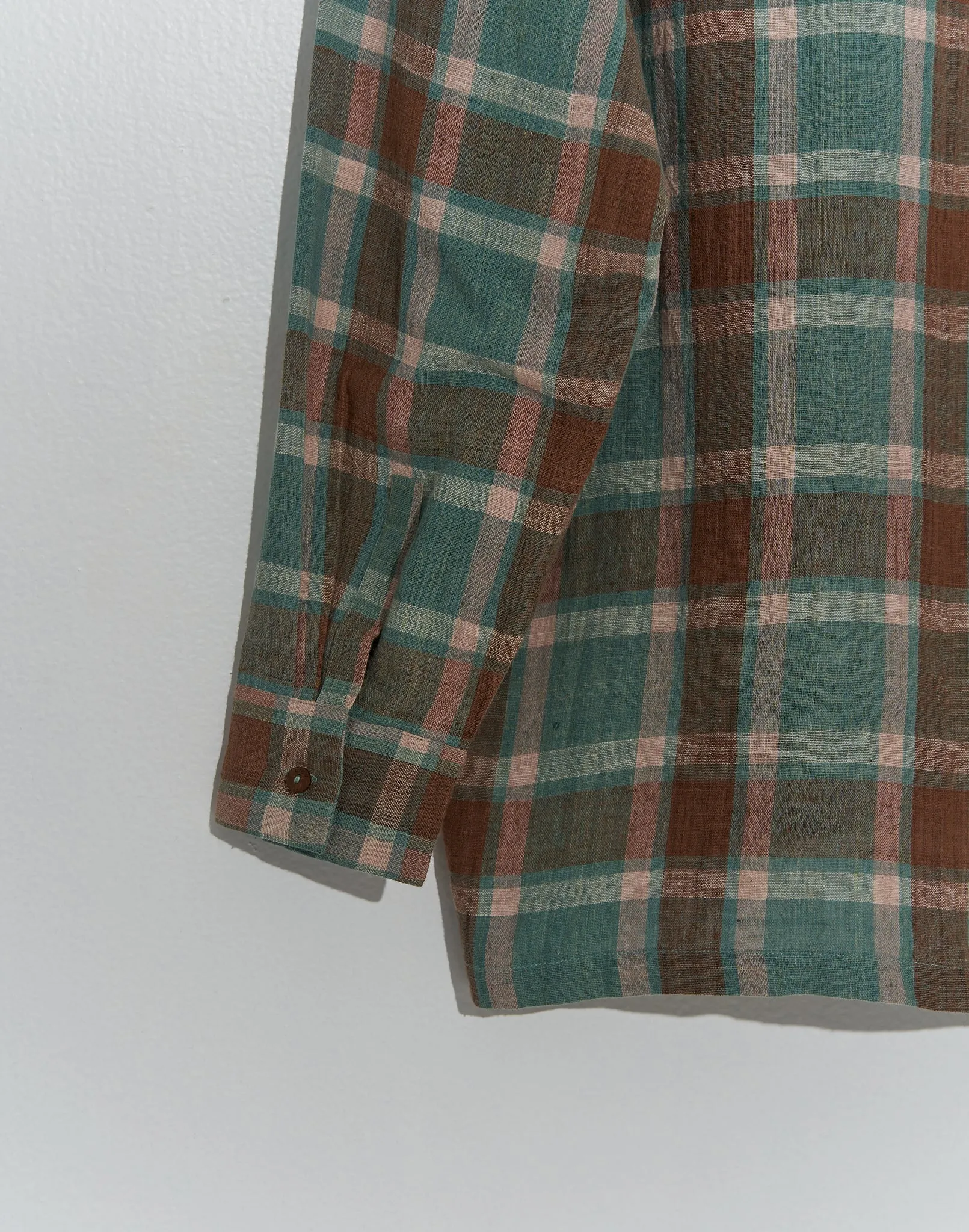 Gingham easy shirt
