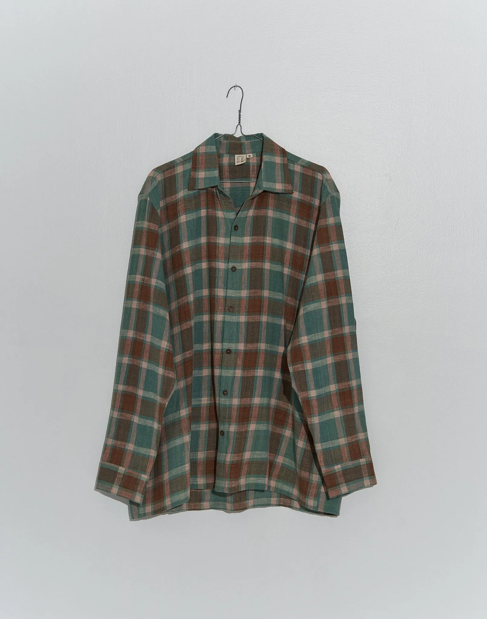Gingham easy shirt