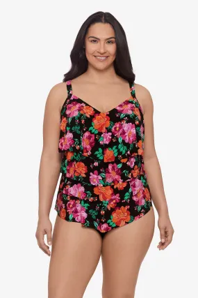 Hothouse Garden Plus Size Lena Tankini Top