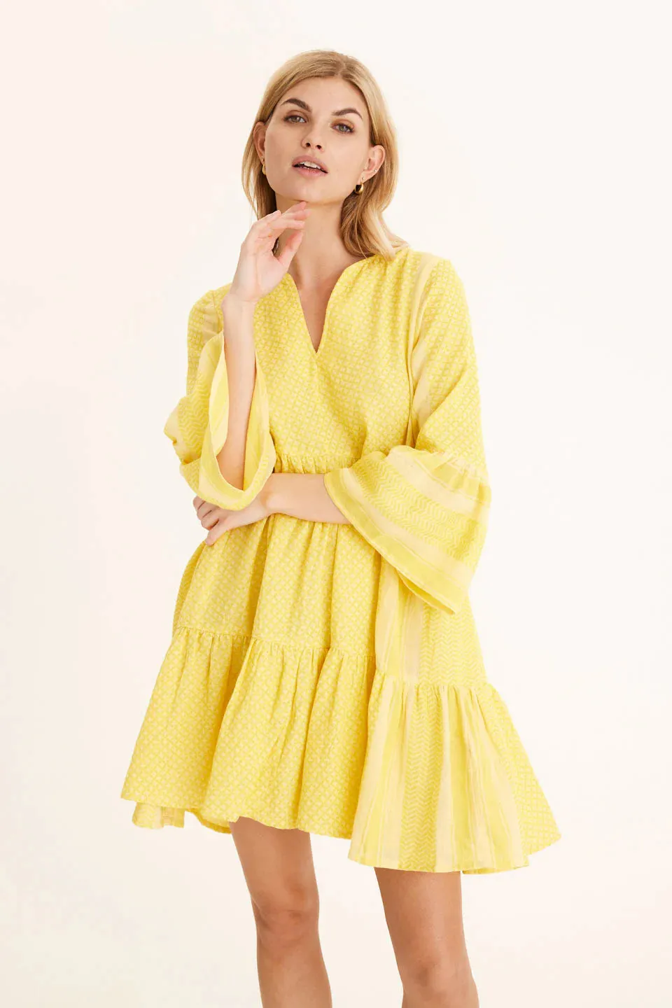 Julia Dress in Vibrant Yellow