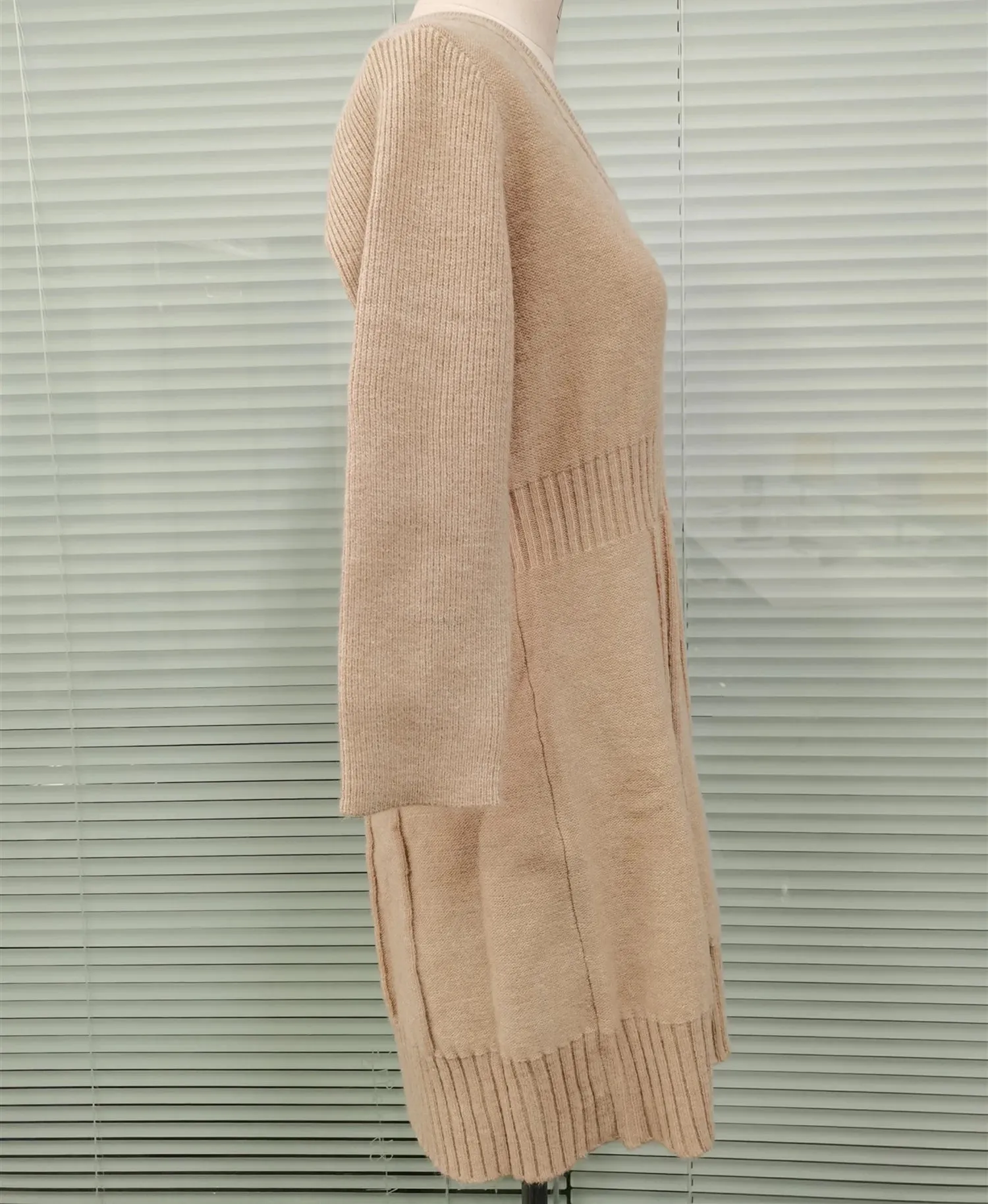 Knitted Sweater A line Dress
