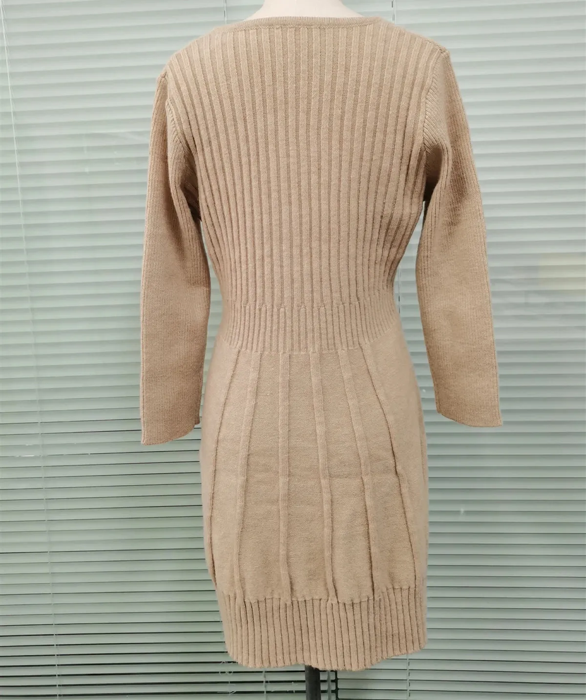 Knitted Sweater A line Dress