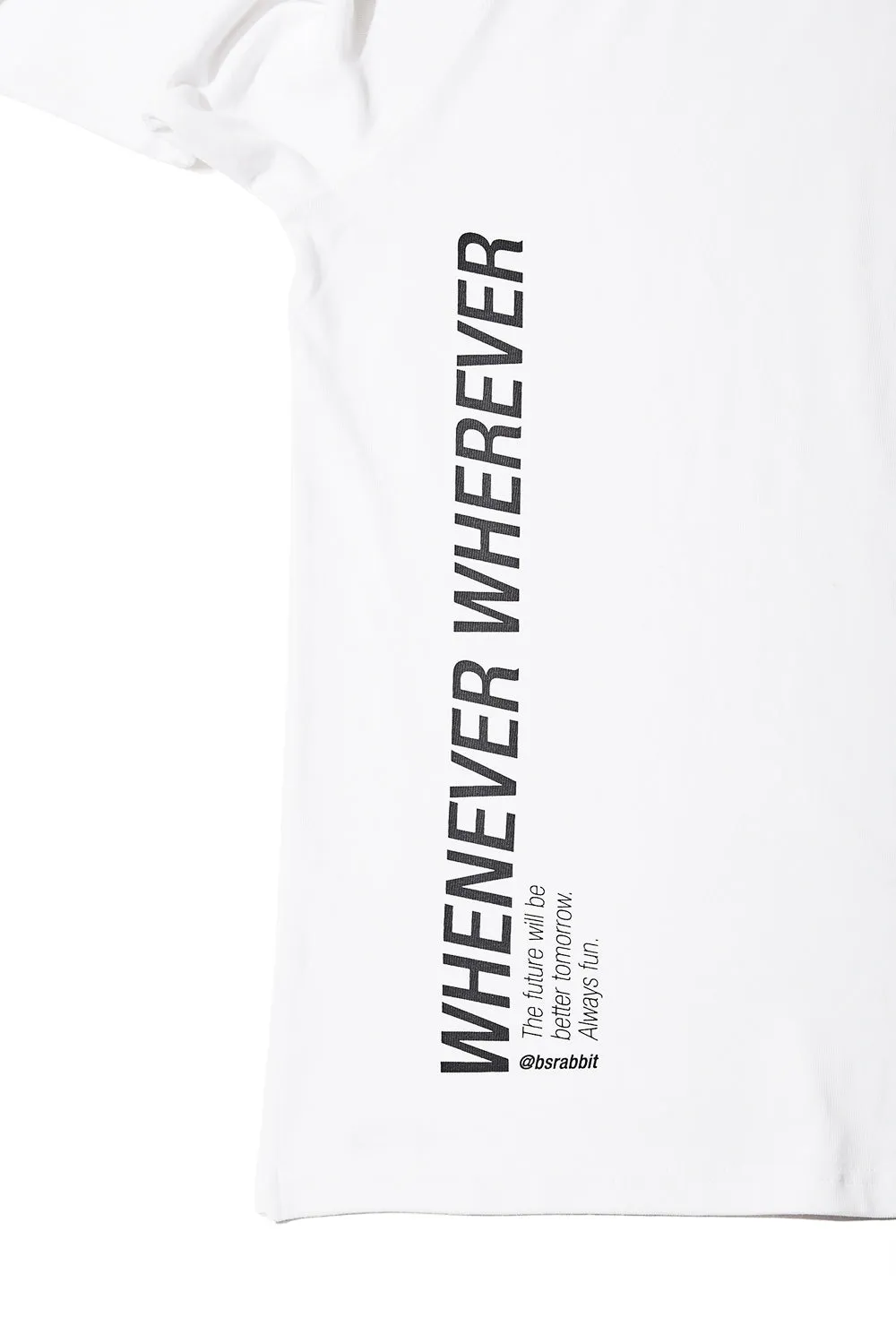 LOGO LAYERED LONG SLEEVE  TEE WHITE