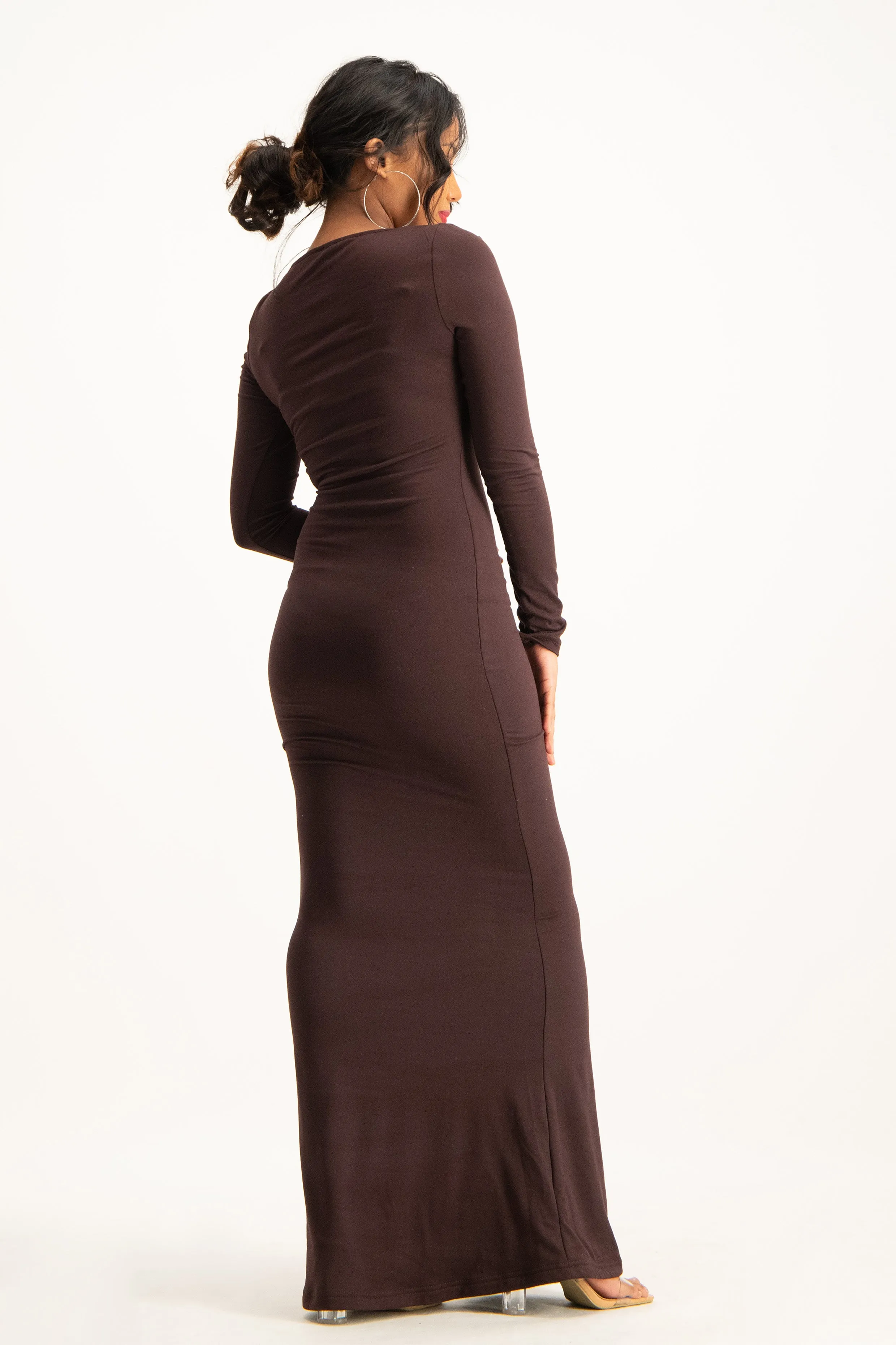 Long Sleeve Lounge Maxi Dress