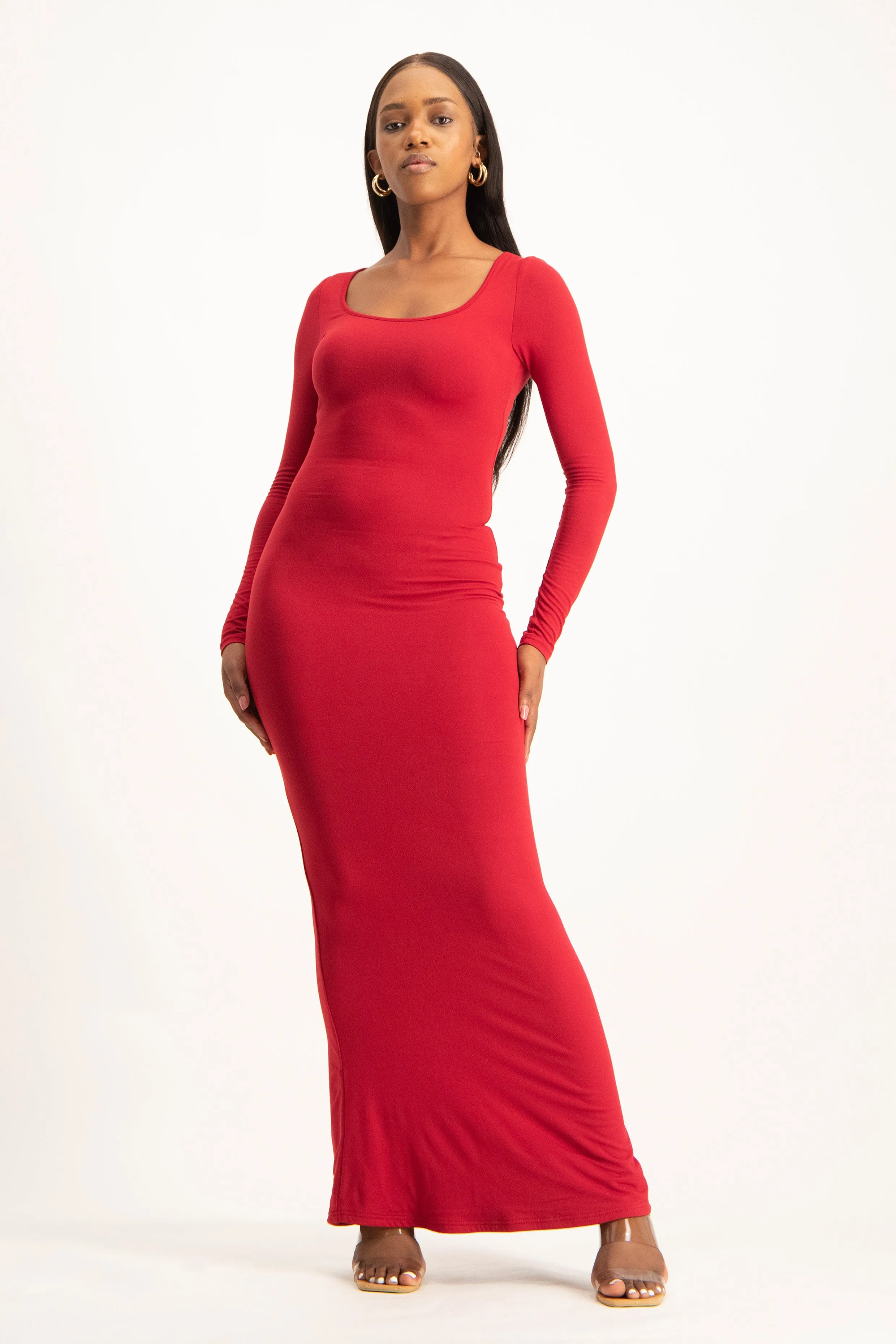 Long Sleeve Lounge Maxi Dress