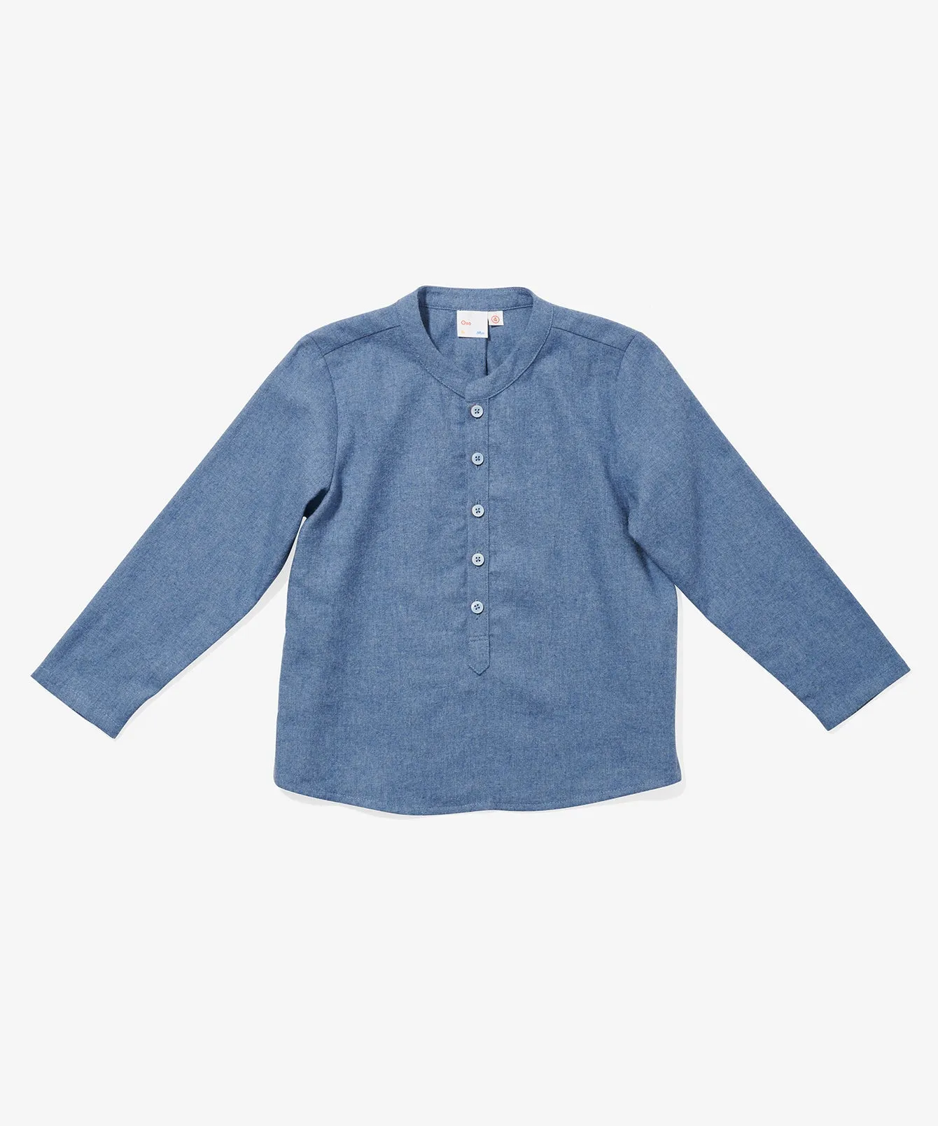 Lupo Shirt, Blue Flannel