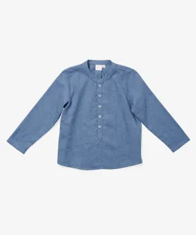 Lupo Shirt, Blue Flannel