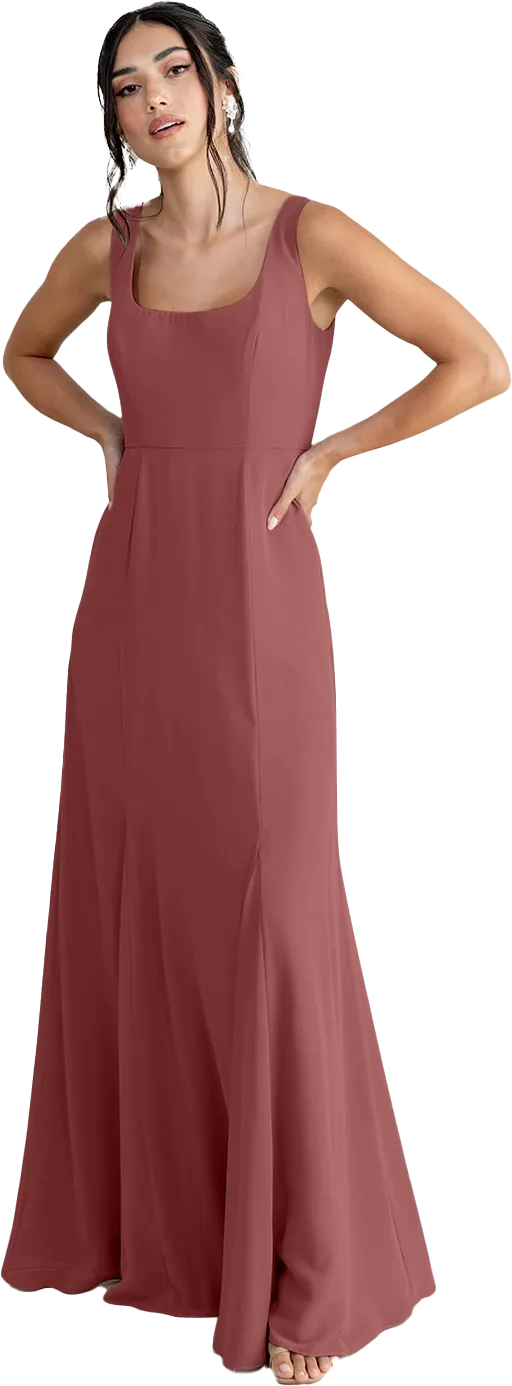 Nicole Chiffon Dress | Made To Order