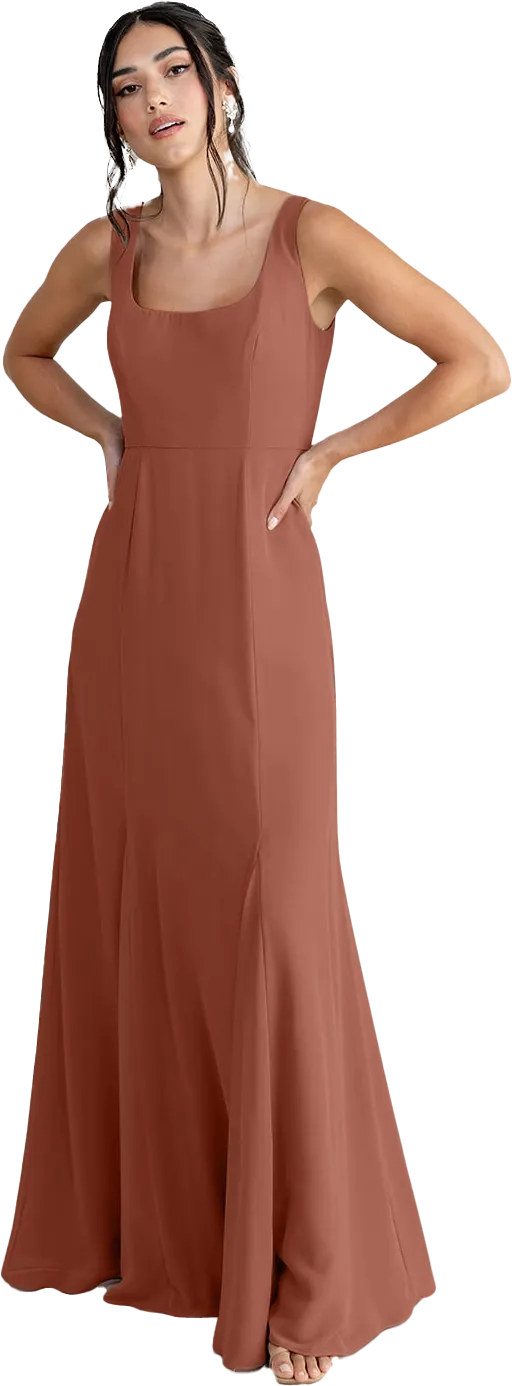 Nicole Chiffon Dress | Made To Order