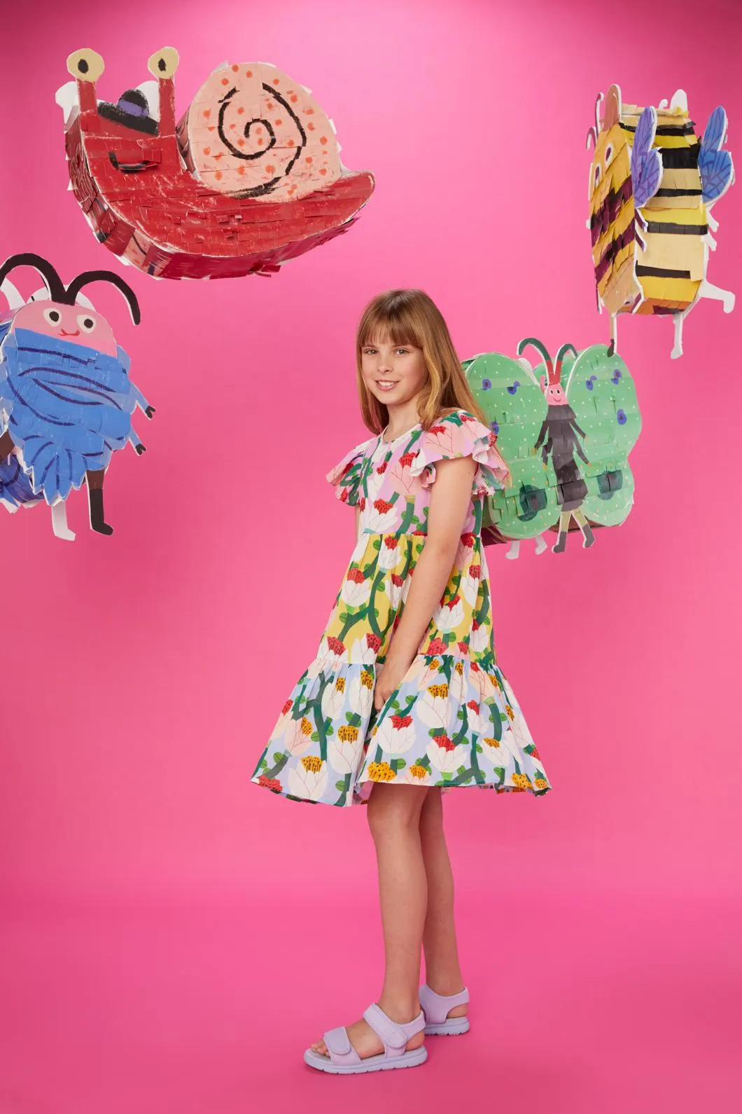 Orchid Kids Splice Dress
