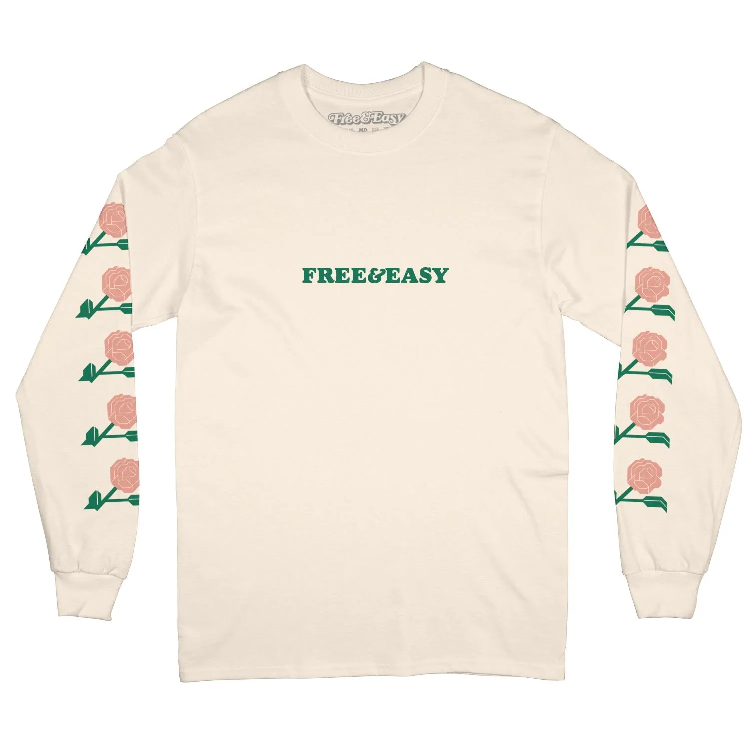 Rose LS T-Shirt - Natural