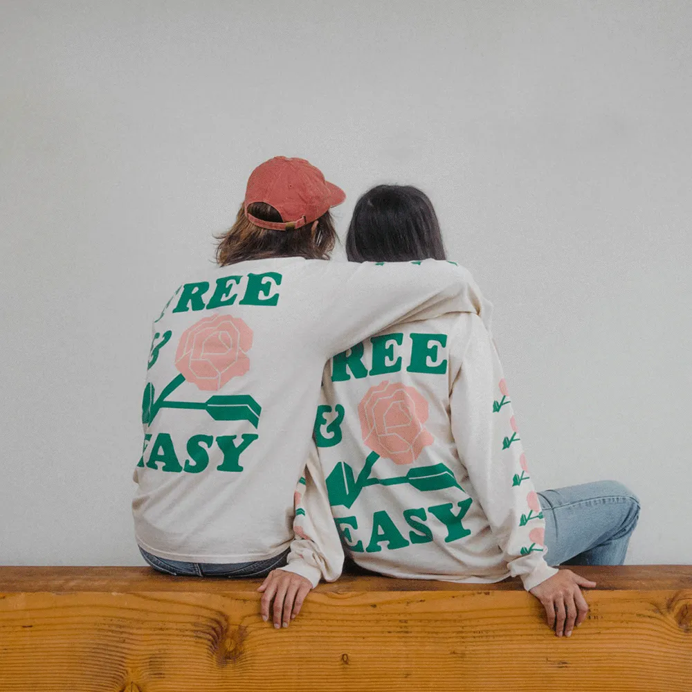 Rose LS T-Shirt - Natural