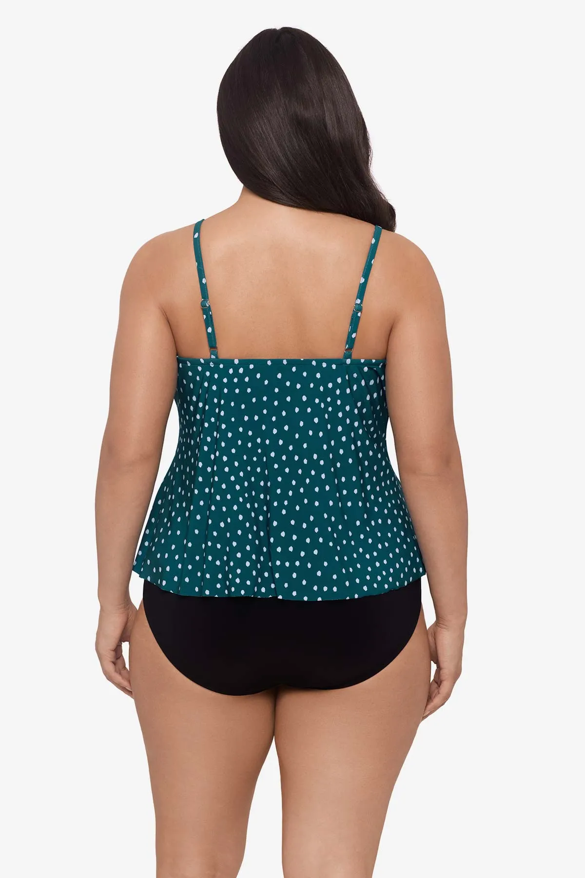 Sea Stones Plus Size Rachel Tankini Top