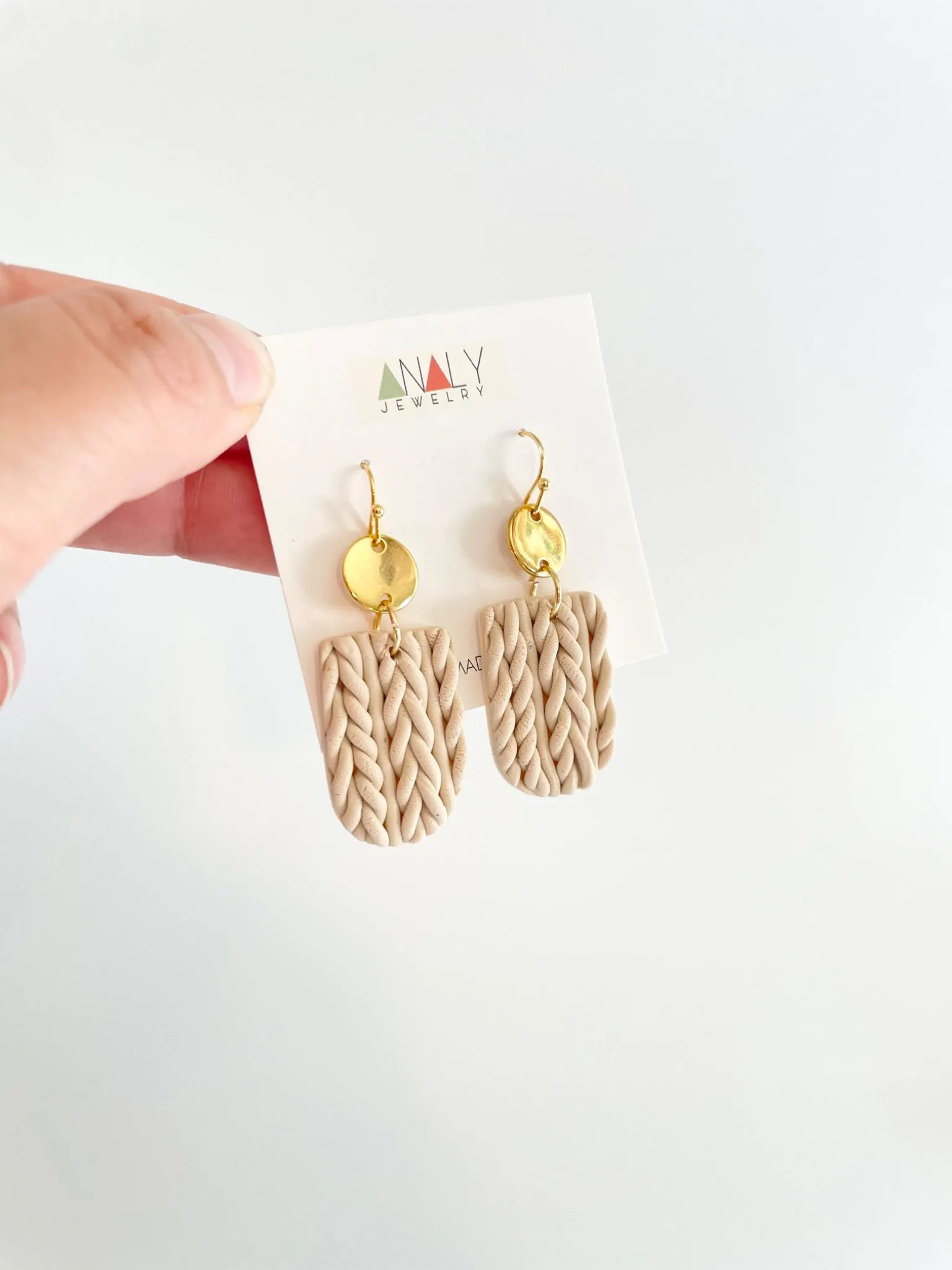 Small Knitted Earrings