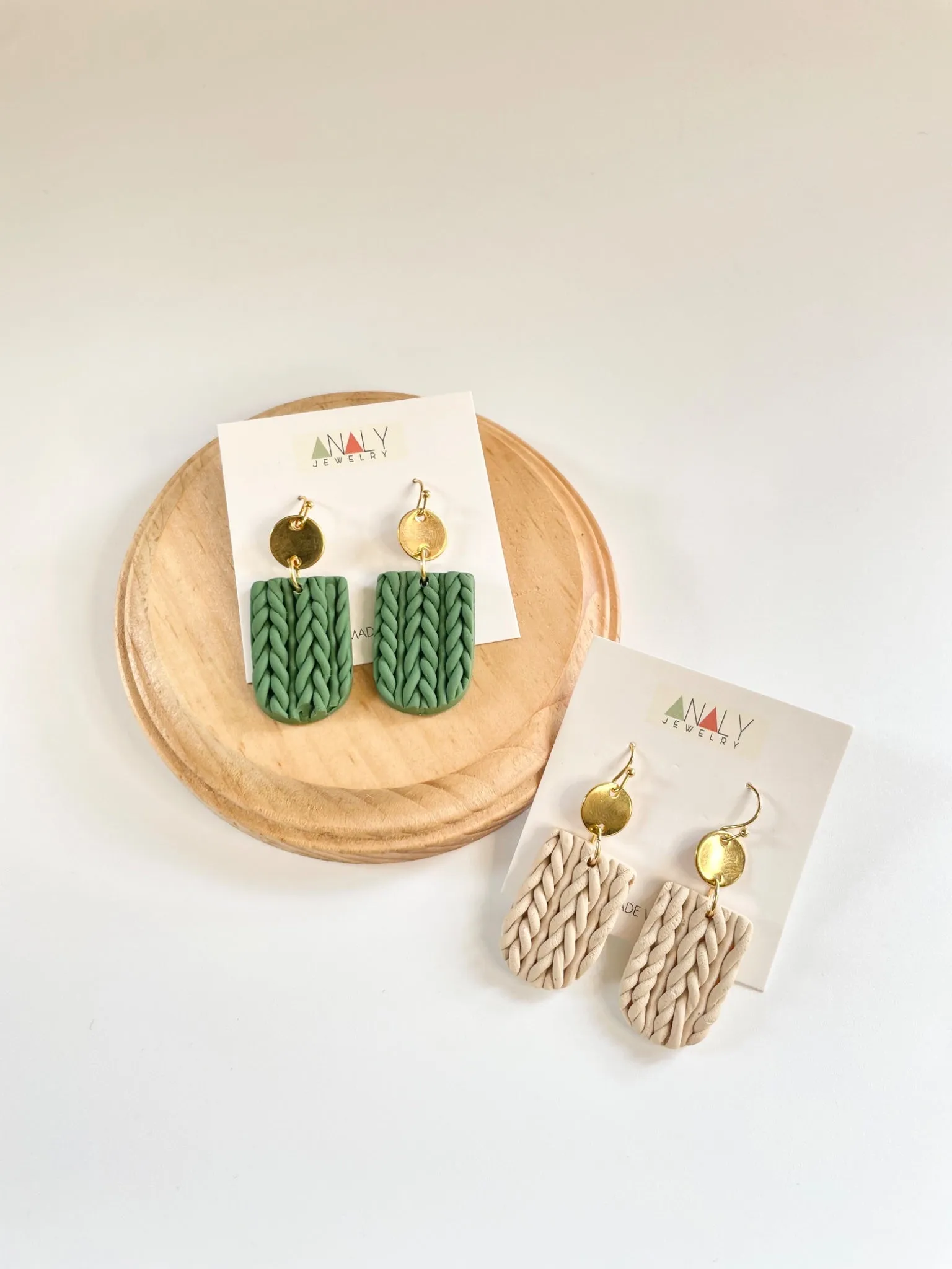 Small Knitted Earrings
