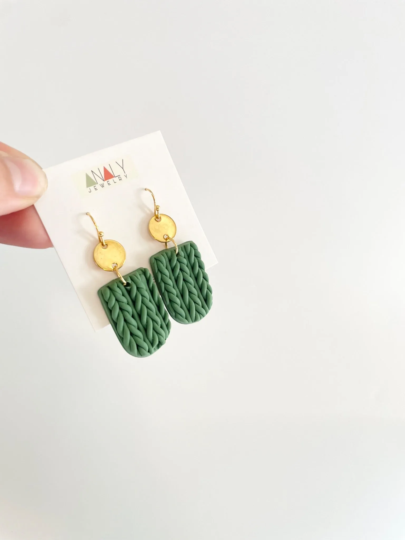 Small Knitted Earrings