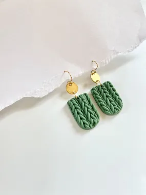 Small Knitted Earrings