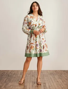 Soft V Neck Tiered Dress - Sale