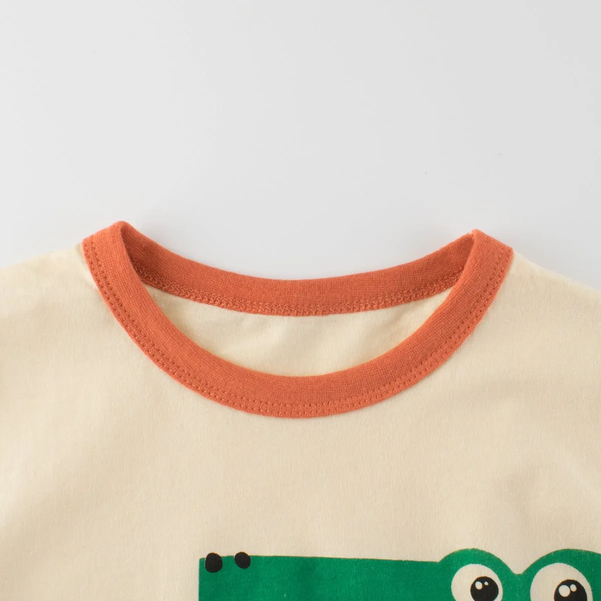 Toddler/Kid Boy's Summer Croc Smile Design Tee