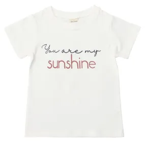 Toddler/Kid "You are my Sunshine" Letter Print T-shirt