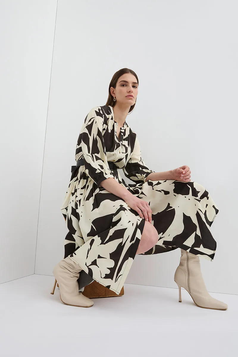 VINCENT DROP WAIST MAXI DRESS