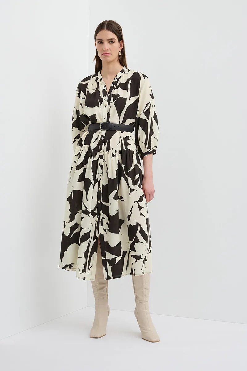VINCENT DROP WAIST MAXI DRESS