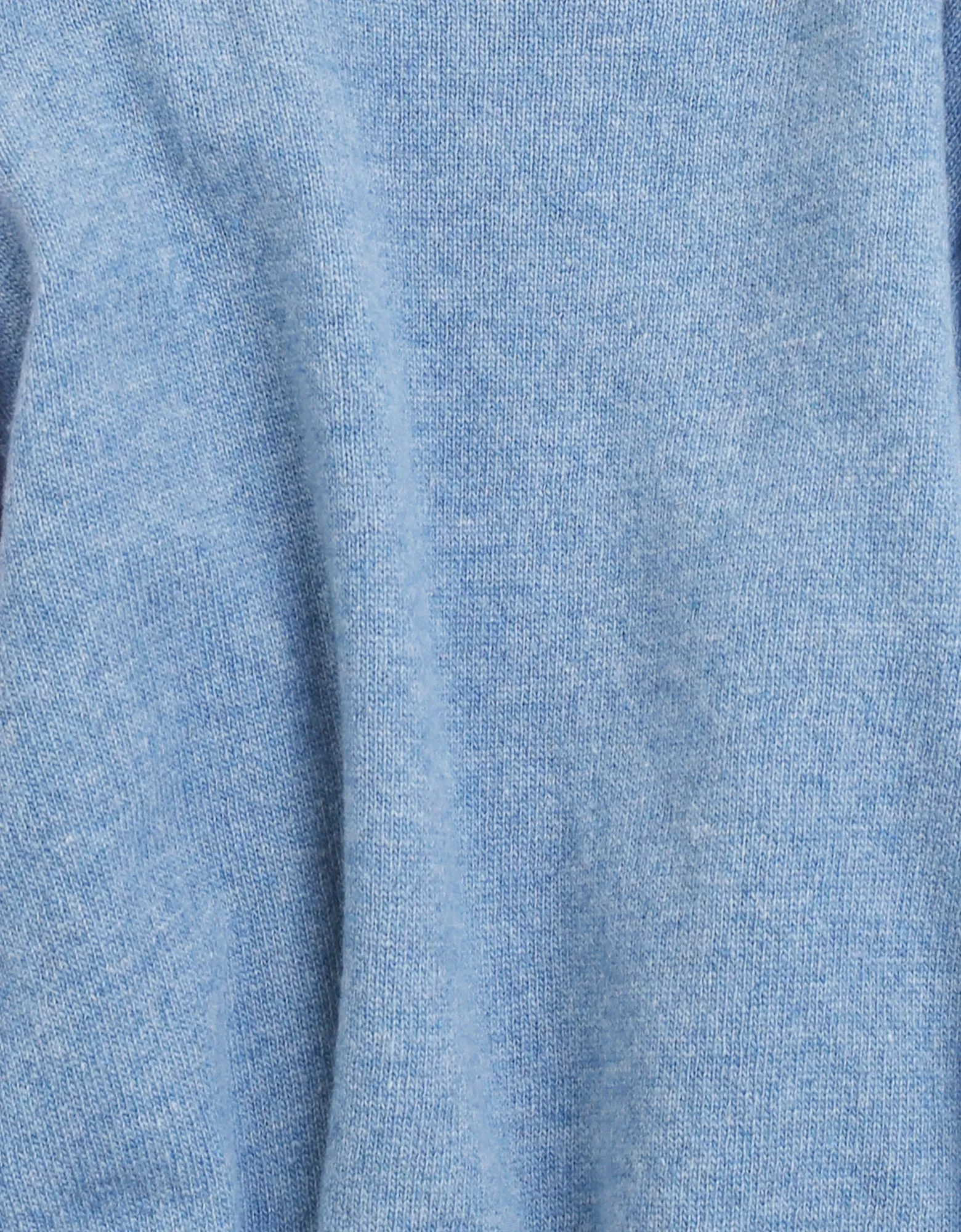 Women Classic Merino Wool Crew - Stone Blue