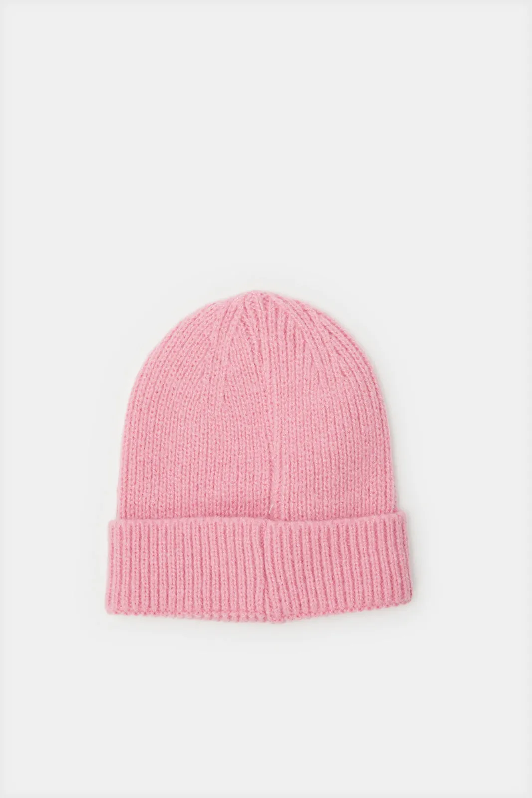 Women Pink Knitted Cap