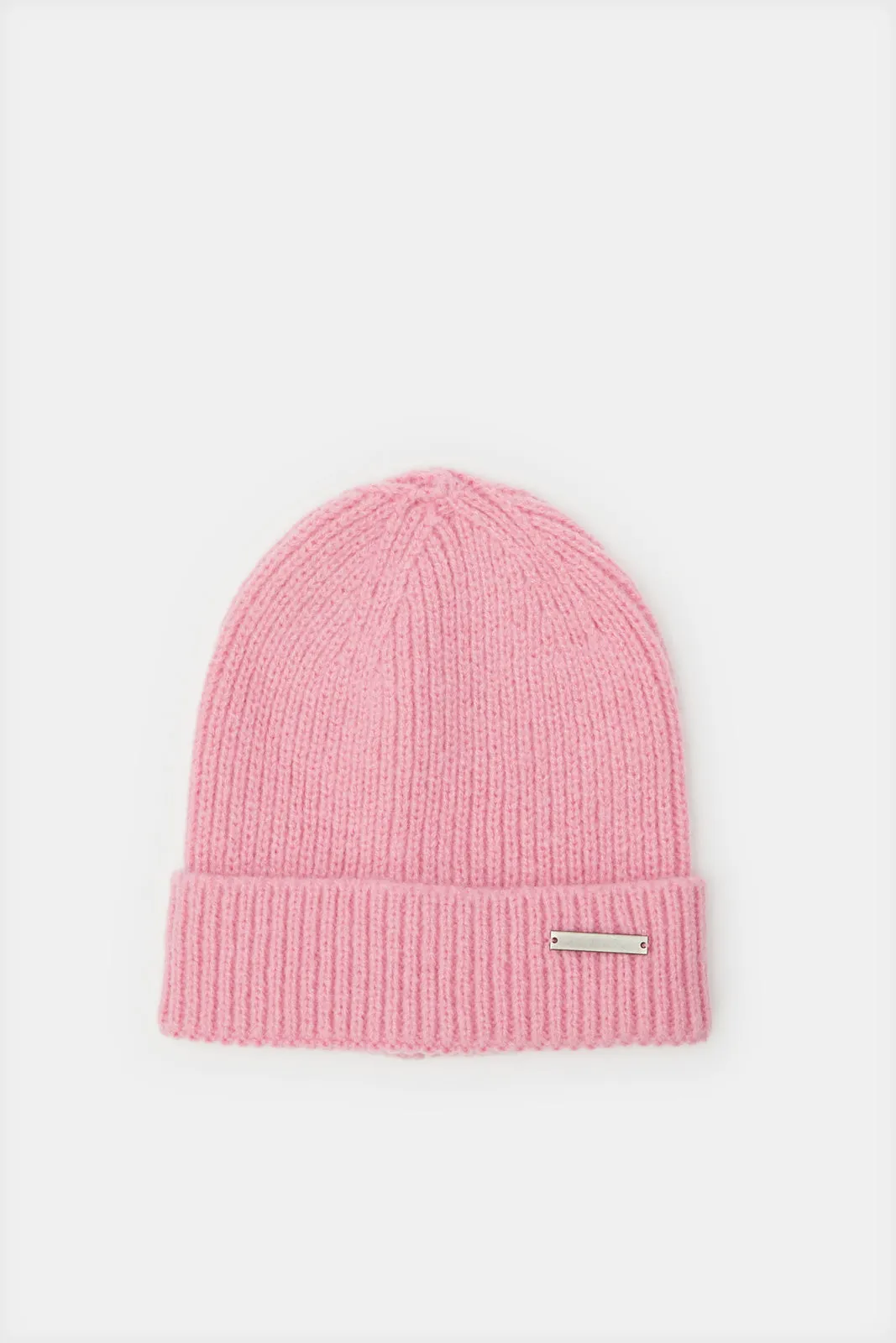 Women Pink Knitted Cap